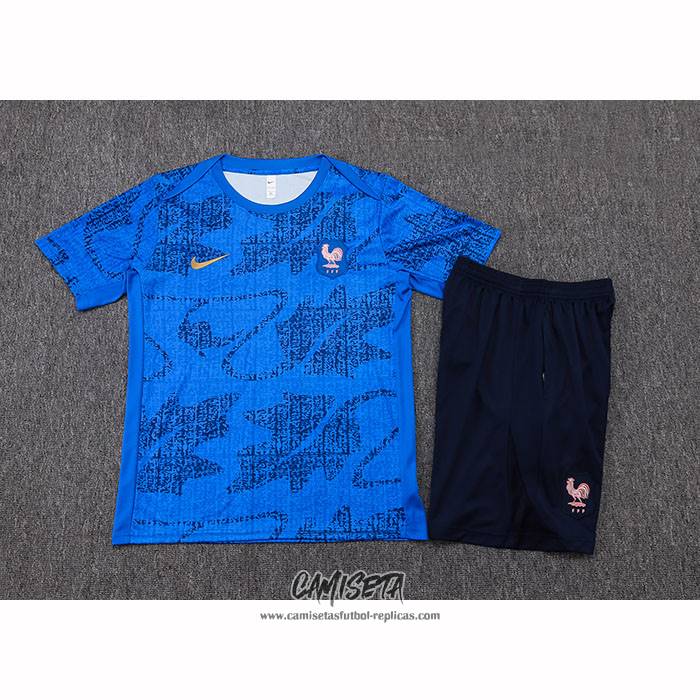 Chandal del Francia 2025-2026 Manga Corta Azul - Pantalon Corto